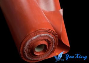 China 1.5mm Fireproof Silicone Coated Fiberglass Fabric One Side And Double Sides wholesale