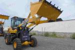 Mini Wheel Loader Machine Air Brake Articulated Front Transmission CVT 265