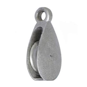 China Galvanized Wire Rope Pulley Single Sheave Rope Pulley 5T - 80T wholesale