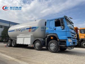 China 4Axles 8x4 Howo LPG Bobtail Truck LPG Delivery Truck Large Capacity 35m3 wholesale