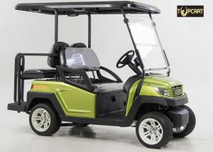 China Aluminum Chassis 4 Seater Golf Buggy Green Color With Electric Motor CE Certificate wholesale