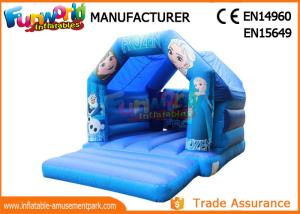 China Amusement Park Inflatable Bouncer Slide / Frozen Inflatable Bounce House wholesale