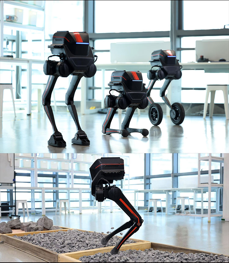Foxtech High Quality Biped Walking Humanoid Bionic Robot Research Platform Design Algorithm with Wheels
