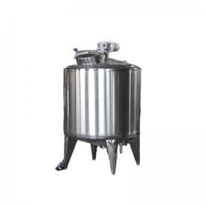 China Multifunctional Hot Sale Beverage 1000L Chiller Vessel Cooler Mobile Milk Tank On Wheels For Wholesales on sale
