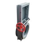 Open Closed Type Manual Knife Gate Valve Flange Cast Steel Wafer Knife Gate