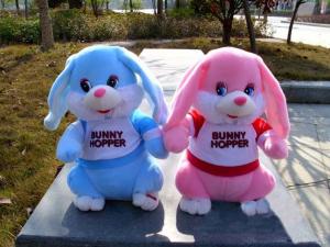 China Funny Singing and Talking Plush Toys with Moving Ear Easter Bunny wholesale