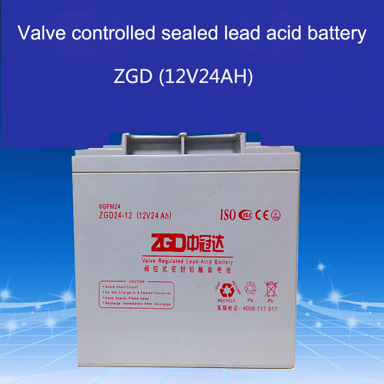 Sealed Type 24AH 12V UPS Lead Acid Battery For Home Solar Panels