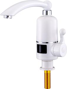 China Safe Hot Water Digital Control Electric Faucet 3000 Watt RoHs wholesale
