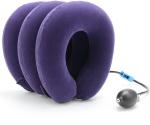 Inflatable neck support universal size half flannel neck traction collar