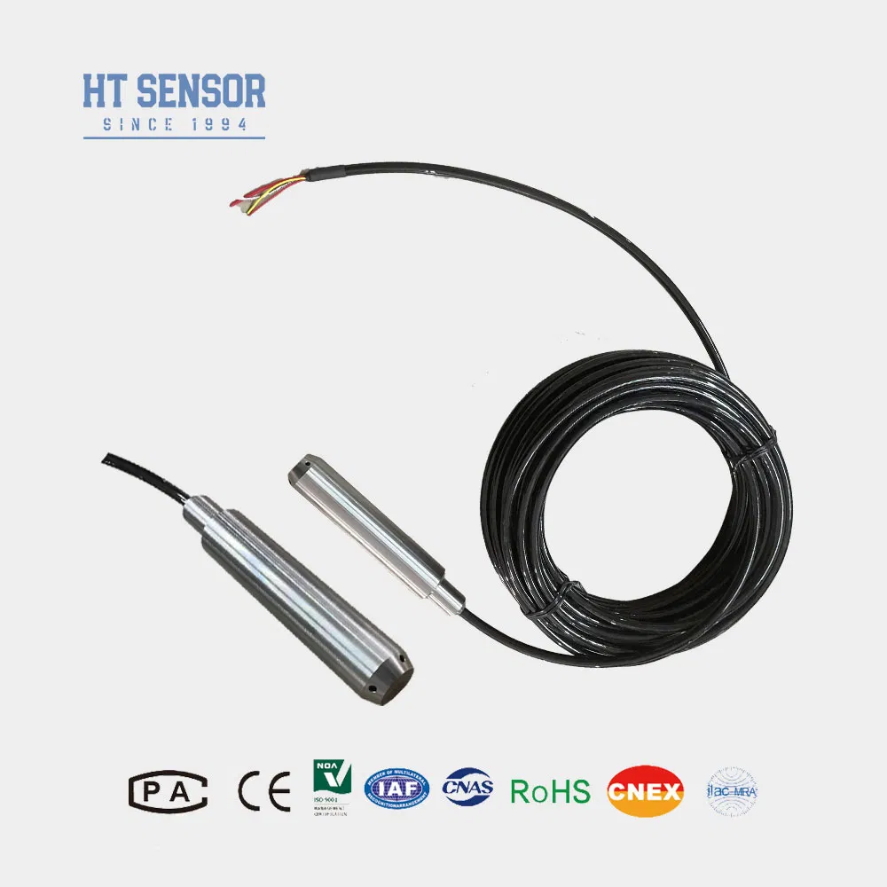 IP68 Certified immersion Sensor with laser-trimmed Temperature Compensation Technology level Transmitter