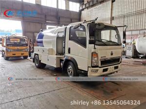 China Congo 5000L LPG Cylinder Refueling Bobtail Tanker Truck wholesale