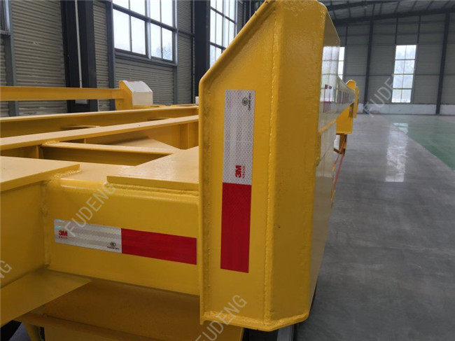 FUWA Axles 40ft skeletal chassis container trailer 40 tonnes port trucks terminal trailers