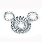 External Tooth Serrated Lock Washer DIN6798 Stainless Steel Lock Washer