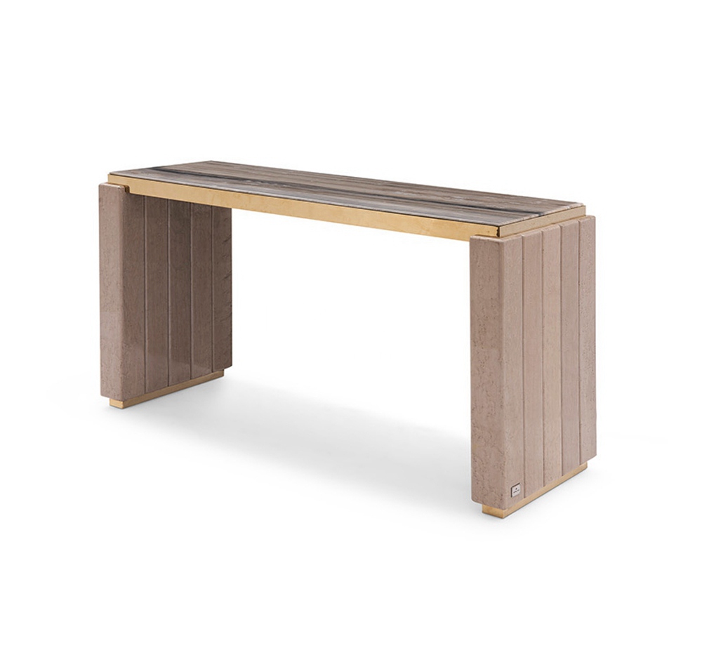 Marble Top Veneer Modern Luxury Console Table W012H8