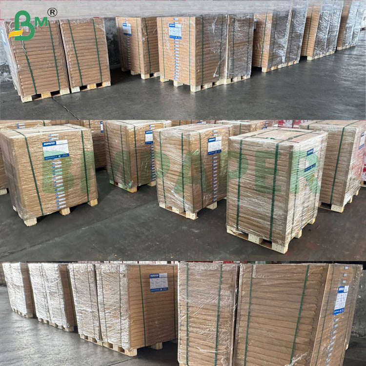 55gsm - 100gsm Virgin White Woodfree Paper Sheets 64 X 90cm 61 X 86cm Ream Pack