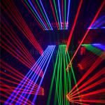 American Music Dj Equipment 6 Head RGB Laser Moving Bar Lights