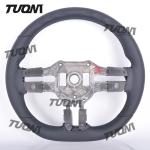 Sport Black Leather Mercedes Benz Steering Wheel Soft Grip Customizable