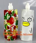 Collapsible Sports Water Bottle 3 Pack, Foldable Leak Proof Travel Bottles for