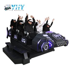 China Theater 9 Seats 9D VR Simulator 360 Degree Movie Cinema Virtual Roller Coaster Simulator wholesale