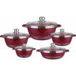 OEM/ODM Kitchen Pots Granite Aluminum Pans And Pots Double Bottom Nonstick