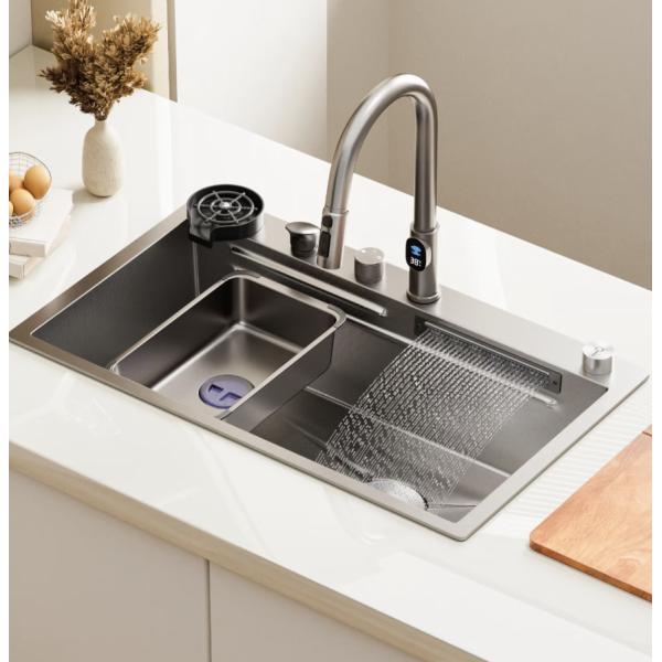 Undermount Kitchen Sink High-Performance Multi-Functional Stainless Steel Kitchen Sink with Customizable Size | Custom Basin Depth Available | Custom