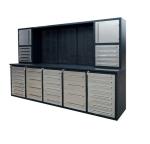 Powder Coat Steel Finish Heavy Duty Stainless Steel Workbench Garage Cabinets