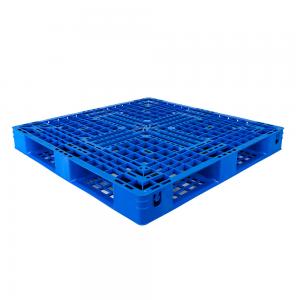 China Double Faced Heavy Duty Large Blue 4 Way HDPE Custom Euro Plastic Pallet Making Machine on sale