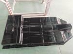 Black Color Fiberglass Bus Air Deflector Hood Assemblies Hand Lay Up RTM SMC