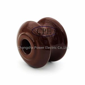China Porcelain ODM Shackle Type Insulator Creepage Distance ANSI Class Electrical Spool wholesale