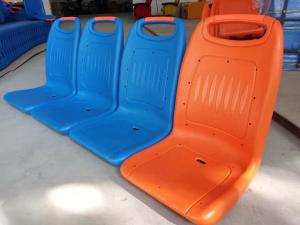 China Double Plastic Bus Seats , Tourist Bus Seats Environmental Injection Molding wholesale