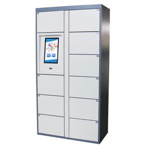 China Intelligent Steel Parcel Locker Self Pick Up PIN Access Option For Express Logistics wholesale