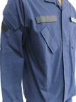 Navy ACU Pro Combat Shirt - 65% Polyester/35% Cotton Tactical Field Uniform