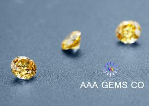 China Colored Vintage engagement rings moissanite , created round moissanite wholesale