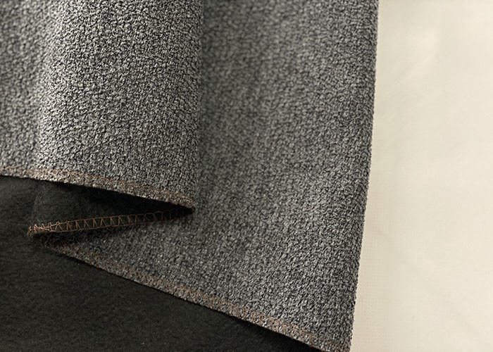 Breathable Chenille Sofa Fabric , Polyester Textured Chenille Upholstery Fabric