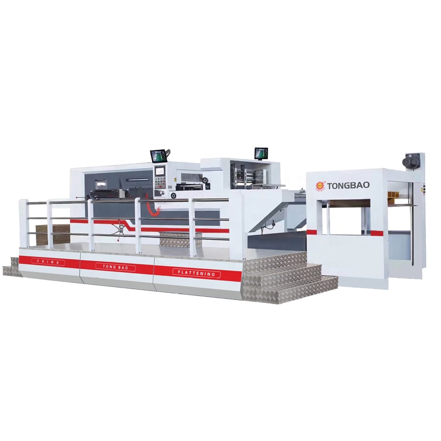 Semi Auto Flat Bed Corrugated Paper Die Cutting Machine with Full Waste Stripping Supply