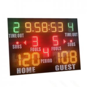 China Popular Size Small High School Basketball Scoreboard With Standard Layout on sale
