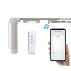 China Google Smart Home Curtain Tracking Roller DIY Smart Component Collocation Curtain Rail Motorized wholesale