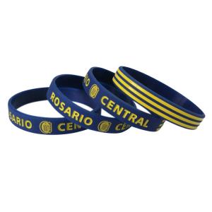 China Customized Silicone Wristband with Silk-Screen Printing on sale
