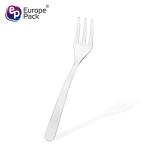 Food grade eco-friendly disposable ps material plastic two prong fork