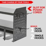 Wall Mounted Metal Drilling Power Tool Storage Racks for Maximum Space