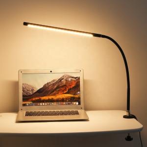 China Aluminum iron 3 Colors Temperature Clip Table Lamp 6000K Eye Protection LED Desk Light wholesale