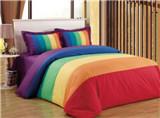 China Rainbow Energetic Bedding Duvet Cover 4pcs Set Polyester Cotton Bedding Set wholesale