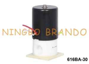 China 1/8'' PTFE Diaphragm Isolation Solenoid Valve 2 Way NC 12VDC 24VDC wholesale