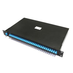 China FTTX / PON Networks Rack Mount Optical PLC Splitter 1260-1650nm wholesale