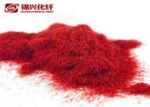 China Bright Nylon Flock Powder 1.5D*0.6mm , Red Flocking Powder For Jewelry Box Cover wholesale