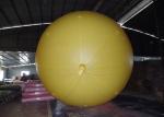 Yellow Custom Inflatable Balloons For Commercial Advertising 2.5m Diameter