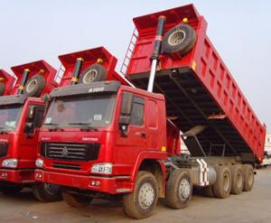 China Dump Truck good Promotion brand SINOTRUK HOWO 12 Wheels tipper Overloading Capacity on sale