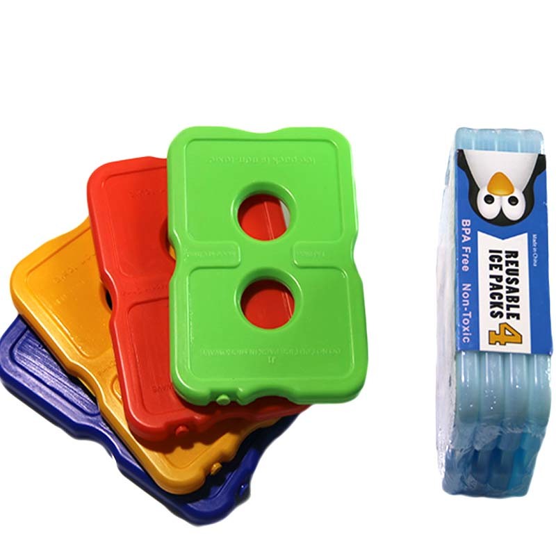 200 g Mini Lunch Ice Packs / Cool Cooler Slim Gel Ice Pack With Printed Logo For Food Frozen