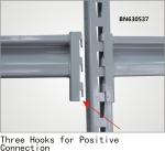 Commercial Heavy Duty Steel Storage Racks Bolt Connect Upright Frame 4 * 10 Feet