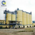 Spiral Steel Agricultural Fertilizer Storage Silo 2mm-6mm Thickness Customized